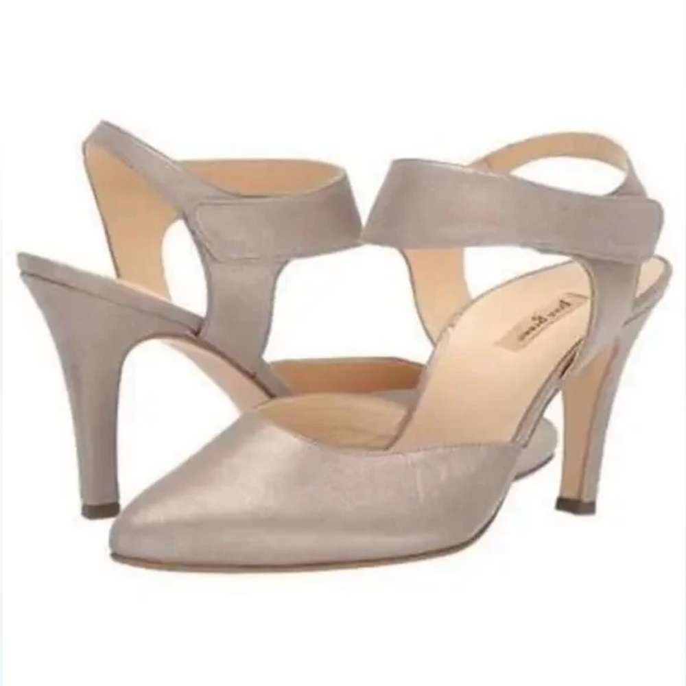 PAUL GREEN Nicolette heels, champagne, size 8.5. NEW!